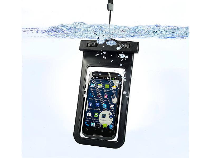 ; Wasserdichte Schutzhüllen für Smartphones, MP3-Players & Kameras 
