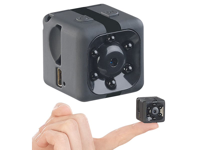 Micro caméra et webcam HD avec vision nocturne DV-710.cube - PEARL