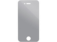 Somikon Displayschutzfolie für Apple iPhone 4/s, privacy; Glasfolien Glasfolien 