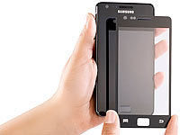 Somikon Display-Schutz für Samsung Galaxy S2 aus gehärtetem Echtglas; 9H Displayschutz Gläser mit Smart Touch für iPhone 6, Echtglas Displayschutz Folien (Apple iPhone 5/5C/5S) 
