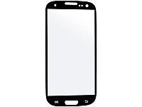 Somikon Displayschutz für Samsung Galaxy S3 aus gehärtetem Echtglas