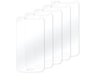 Somikon Displayschutzfolie für Samsung Galaxy S4, glasklar (5er Set); Displayfolien Displayfolien 