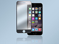 Somikon Randloses Displayschutz-Cover iPhone 6/s, Echtglas 9H, schwarz; Echtglas-Displayschutz (iPhone 6/6s Plus) Echtglas-Displayschutz (iPhone 6/6s Plus) 