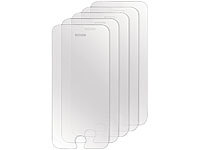 Somikon Displayschutzfolie für Apple iPhone 6/s, glasklar, 5er-Set