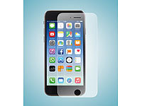 Somikon Displayschutz für iPhone 7 Plus, gehärtetes Echtglas 9H