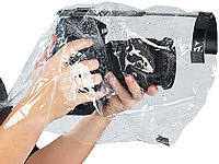 Somikon Regen-Schutzhülle für Kameras; UHD-Action-Cams, Wasserdichte Taschen für iPhones & Smartphones 