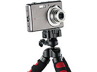Somikon Ultraflexibles, superbiegsames Dreibein-Kamerastativ, groß; UHD-Action-Cams UHD-Action-Cams 