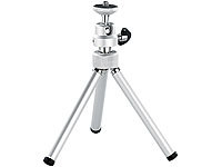 Somikon Mini-Teleskop-Stativ aus Aluminium für Kompakt-Kameras (1/4")