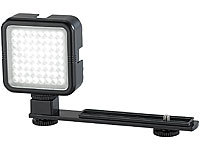 Somikon Foto und Videoleuchte mit 64 Tageslicht-LEDs, 480 lm; Foto-Lichtzelte mit Fotolampen 