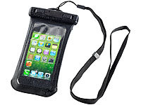 Somikon hochwertige Wasserdichte Tasche für iPhone 4/4s/5/5s/5c; Unterwasser Kamera-Hüllen Unterwasser Kamera-Hüllen 