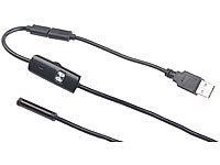 Somikon USB-Endoskop-Kamera, 6 LEDs, für PC & OTG-Android-Smartphone, IP67; Endoskopkameras (HD, mit Monitor) Endoskopkameras (HD, mit Monitor) Endoskopkameras (HD, mit Monitor) Endoskopkameras (HD, mit Monitor) 