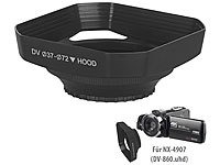 Somikon Gegenlicht-Blende für 4K-UHD-Camcorder DV-860.uhd; UHD-Action-Cams UHD-Action-Cams UHD-Action-Cams UHD-Action-Cams 