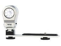 Somikon LED-Leuchte für Foto und Videoaufnahmen mit Schiene