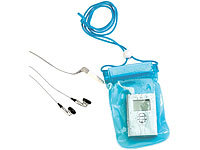Somikon Wasserdichte Audio-Schutztasche für MP3-Player bis 85x125 mm