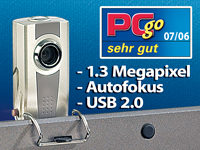 Somikon USB 2.0 PC-Kamera 1.3 Megapixel mit Autofokus-Linse