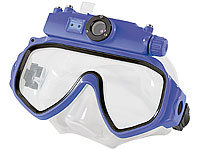 Somikon Schnorchelbrille "TAC-220 Dive" mit Action-Cam & 2 GB Speicher
