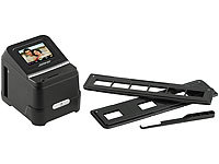 Somikon Mobiler Dia & Negativ-Scanner mit Akku, SD-Slot & Touch (refurbished); Foto-, Negativ- & Dia-Scanner 