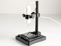 Somikon Profi-Stativ für Mikroskop-Kameras; WLAN-HD-Endoskopkameras für iOS- & Android-Smartphones WLAN-HD-Endoskopkameras für iOS- & Android-Smartphones 