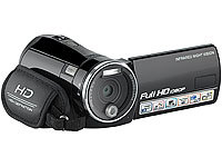 Somikon Full-HD-Camcorder "DV-853.IR" mit Infrarot-LEDs, HDMI, 60 fps; 4K-UHD-Camcorder mit Touch-Display 
