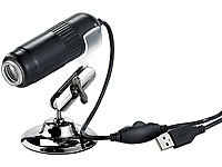 Somikon USB Digital-Mikroskop-Kamera mit Video-Aufzeichnung 2MP / 500x; WLAN-HD-Endoskopkameras für iOS- & Android-Smartphones WLAN-HD-Endoskopkameras für iOS- & Android-Smartphones 