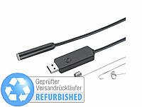Somikon Wasserfeste HD-USB-Endoskop-Kamera mit 7m-Kabel & LEDs (refurbished); Endoskopkameras (HD, mit Monitor), Endoskopkameras für PC & OTG SmartphonesWLAN-HD-Endoskopkameras für iOS- & Android-Smartphones 