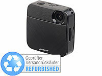 Somikon Mini-HD-Body-Cam mit WLAN Versandrückläufer; Full-HD-Kugelschreiber-Kameras 