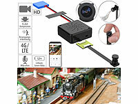 Somikon Mobile 4G-Micro-Kamera, Akku, Full-HD, Bewegungserkennung, Mikro, App