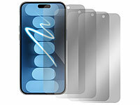 Somikon Panzerfolien iPhone, Panzerfolie für Smartphone, Displayschutz