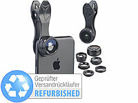 Somikon Fotolinse, Makro-Objektiv, Clip-Objektiv, Handy-Objektiv-Kits