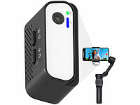 Somikon Selfie-Stick-Stativ, Handy-Gimbals mit Stativ